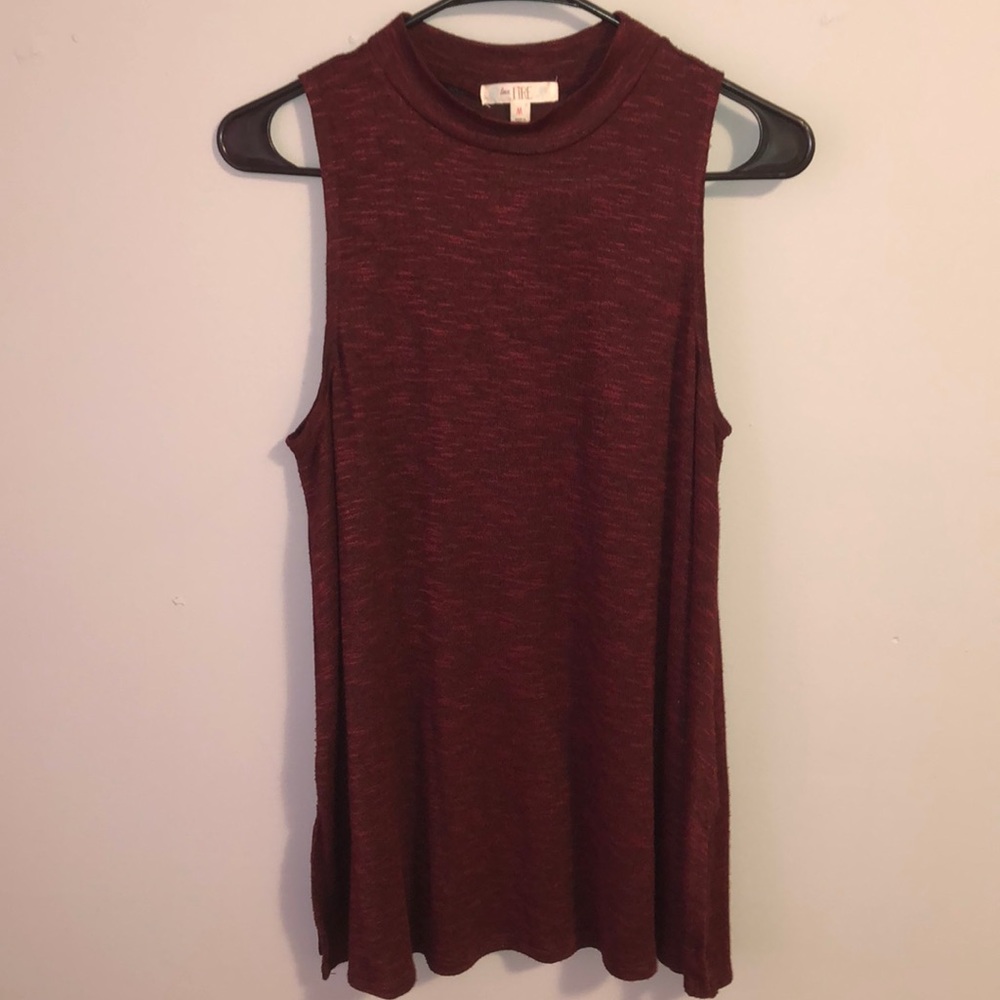 Sweater tank top